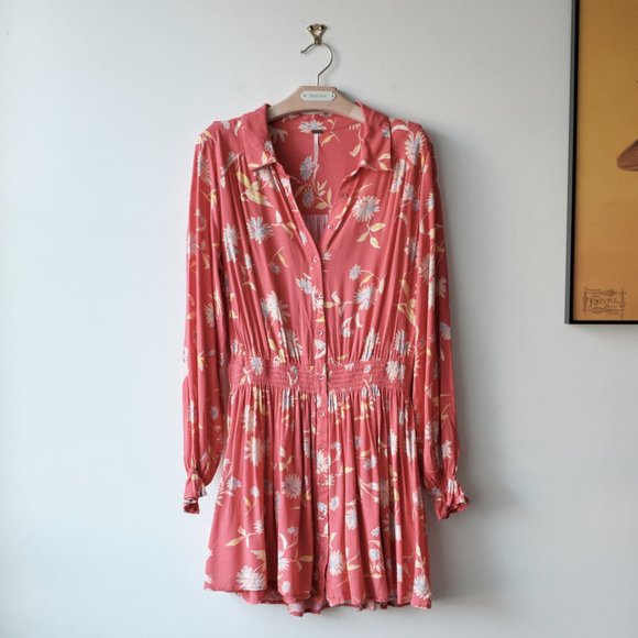 Free People Dresses & Skirts - • Free People • Ruthie Printed Mini Dress Sz M